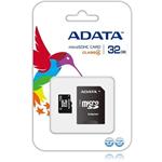 Adata microSDHC, Class 4, 32 GB + adaptér