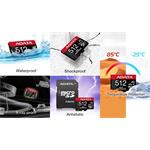 ADATA MicroSDXC karta 256GB High Endurance UHS-I C10 V30 A2 (R:100/W:85 MB/s) + SD adaptér
