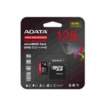 ADATA MicroSDXC karta High Endurance 128GB UHS-I C10 V30 A2 + SD adaptér