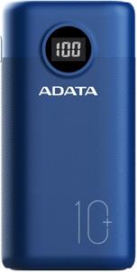 ADATA P10000QCD Power Bank, 10000mAh, modrá