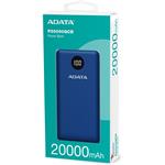 ADATA P20000QCD Power Bank, 20000mAh, modrá