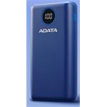 ADATA P20000QCD Power Bank, 20000mAh, modrá