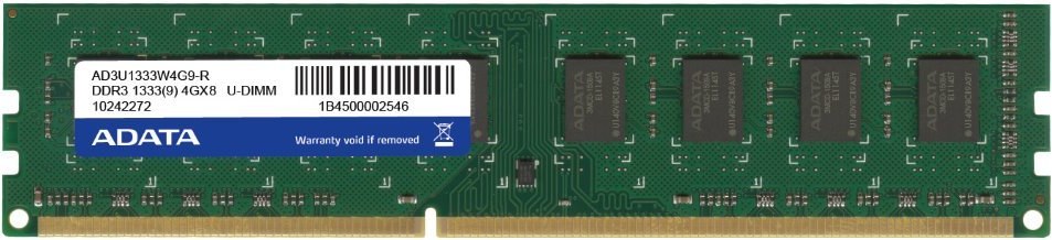 Adata Premier, 1333MHz, 4GB, DDR3