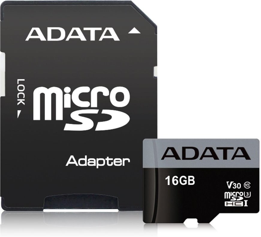 ADATA Premier microSDHC pamäťová karta, 16GB + adaptér