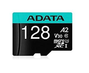 Adata Premier Pro microSDXC, UHS-I U3, Class 10, V30, A2, 128 GB + adaptér