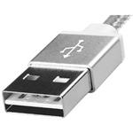 Adata prepojovací Micro USB/USB kábel, strieborný