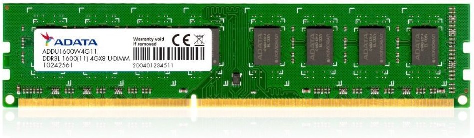 Adata RAM, 1600MHz, 4GB, DDR3L