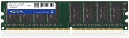 ADATA RAM, DDR , 1GB, 400MHz, U-DIMM Retail