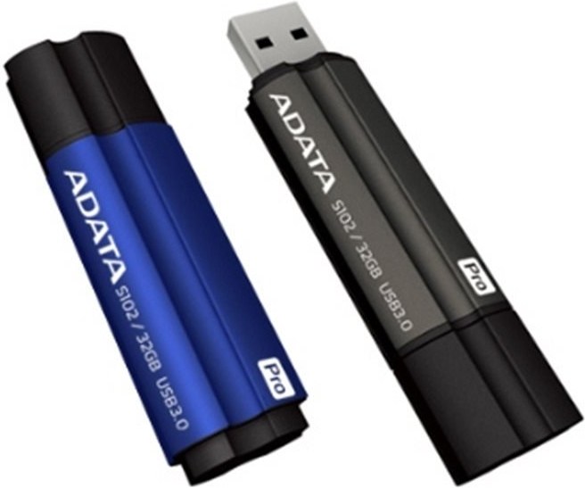 ADATA S102 Pro, USB 3.0, 128 GB, modrý