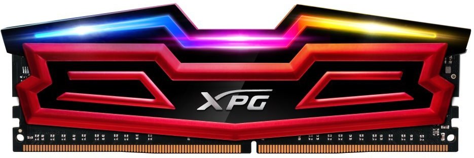 ADATA Spectrix D40, 2400MHz, 8GB, DDR4, červená