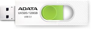 ADATA UV320, USB kľúč, 128GB, bielo-zelený