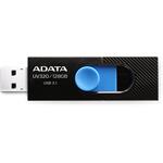 ADATA UV320, USB kľúč, 128GB, čierno-modrý