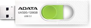 ADATA UV320, USB kľúč, 64GB, bielo-zelený