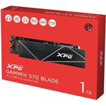 Adata XPG Gammix S70 Blade, SSD, M.2 2280, PCIe Gen4x4, 1TB, chladič
