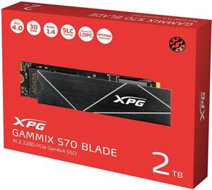 Adata XPG Gammix S70 Blade, SSD, M.2 2280, PCIe Gen4x4, 2TB, chladič