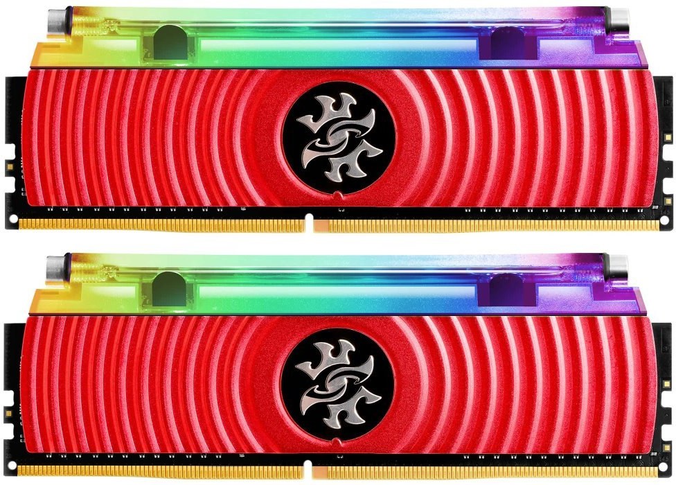 Adata XPG Spectrix D80, DDR4, DIMM, 3200 MHz, 16 GB (2x 8 GB kit), CL16, červená
