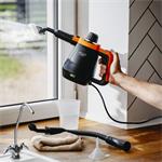Adler AD 7038 BO, parný čistič, čierna-oranžová