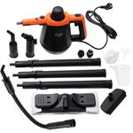 Adler AD 7038 BO, parný čistič, čierna-oranžová