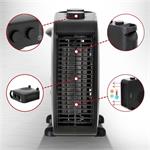 Adler AD 7725 black, teplovzdušný ventilátor