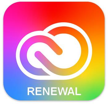 Adobe CC for TEAMS All Apps MP ENG COM RENEWAL 1 User L-1 1-9 (12 months)