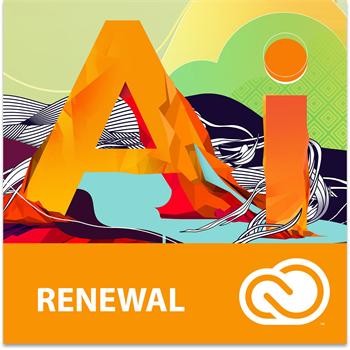 Adobe Illustrator CC MP ML (+CZ) COM RENEWAL 1-9 (12 měsíců)