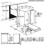 AEG FSE62400P umývačka riadu vstavaná
