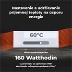 AENO AGH1S Premium Eco Smart infrapanel, biely