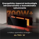AENO AGH2S Premium Eco Smart infrapanel, čierny