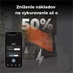 AENO AGH2S Premium Eco Smart infrapanel, čierny