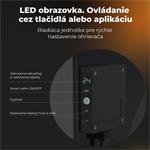 AENO AGH2S Premium Eco Smart infrapanel, čierny