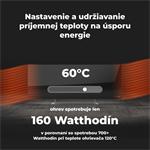 AENO AGH2S Premium Eco Smart infrapanel, čierny