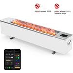 AENO FH1S Premium SPACE FIRE HEATER, biely