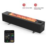 AENO FH2S Premium SPACE FIRE HEATER, čierny