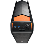 AEROCOOL XPredator X1 Evil Black Edition (Black/Orange)