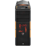 AEROCOOL XPredator X1 Evil Black Edition (Black/Orange)