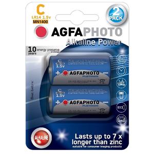AgfaPhoto LR14/C Power, alkalická batéria, blister 2ks