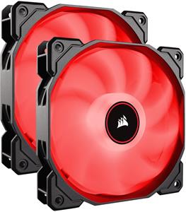 Air Series AF140 LED (2018) Red 140mm Fan Dual Pack