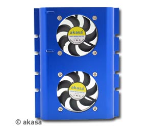 Akasa AK-HD-BL Hard Disk Drive Cooler Blue