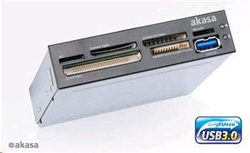 AKASA i/e USB 3.0 interní čtečka karet - USB 3.0
