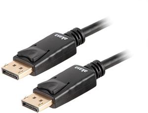 AKASA kabel DisplayPort 1.4 (M) na DisplayPort 1.4 (M), 2m, čierny