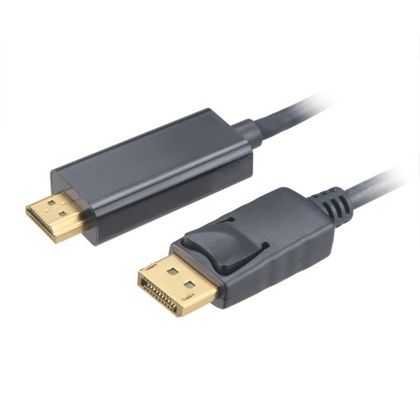 AKASA kábel DisplayPort na HDMI M/M, prepojovací, 1,8 m