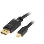 Akasa kábel miniDisplayPort na DisplayPort v 1.4 M/M, prepojovací, 2,0m