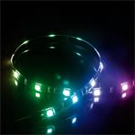AKASA LED pásik Vegas MB / AK-LD05-50RB / 15x LED / 10x magnet / 12V / 50cm / 4-pin / multicolor