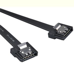 AKASA Super slim SATA3 datový kabel,  čierny, 15cm