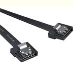 AKASA Super slim SATA3 datový kabel, čierny 30cm