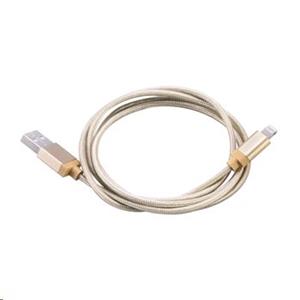Akasa USB2.0A-Lighting kábel M/M, 1.0m, prepojovací, zlatý