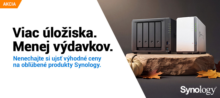 Akciové ceny na produkty Synology
