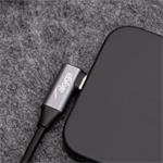 Akyga kábel USB-C 60W, 0,3m, čierny