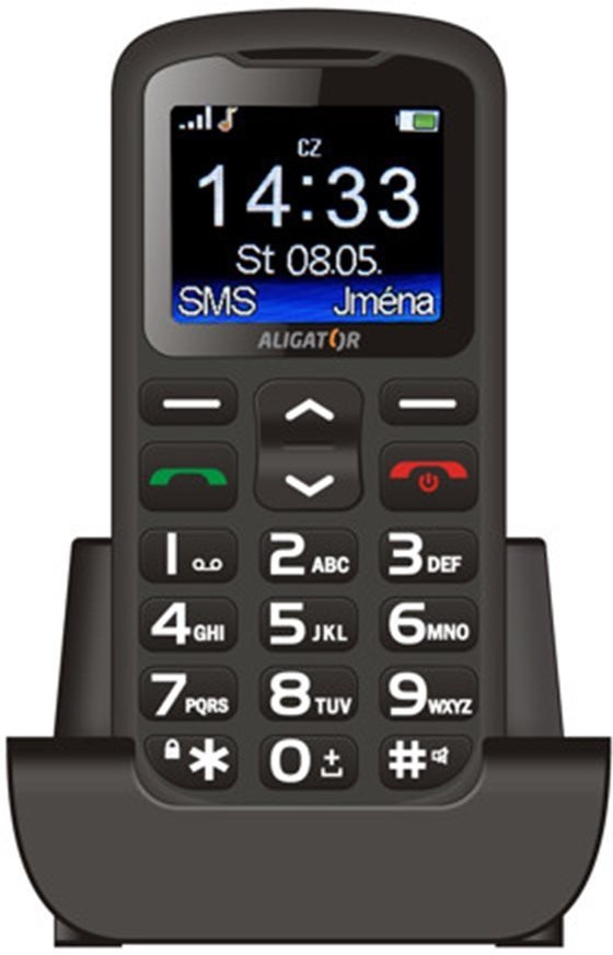 Aligator A431 Senior, čierny