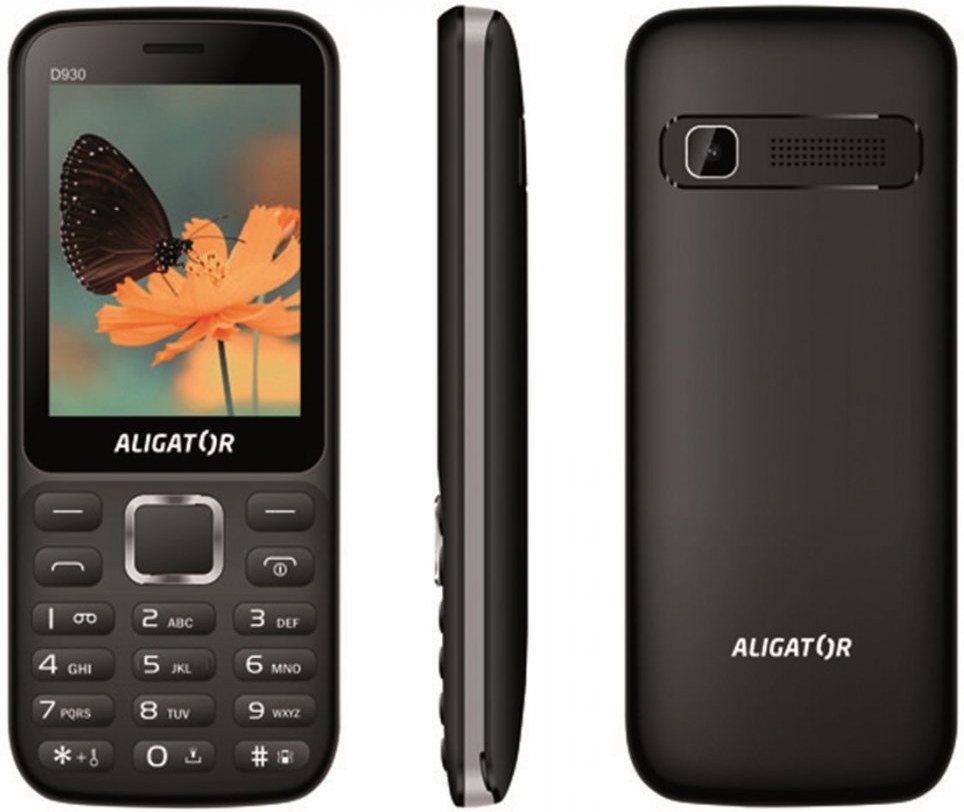 Aligator D930, DualSim, čierny